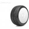 Jetko J One Comp. Ultra Soft Belted 1:8 Buggy on White Revo Rims (2) (JK1009CUSRW)