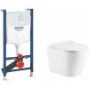 Súprava podomietková konštrukcia Grohe Solido 38971000, WC misa s pomaly sa sklápajúcim sedadlom Hagser Otis HGR30000042