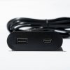 ASA Plastici S.R.L. ASA 06029Z00061 VERSAPICK Vstavaná nabíjacia jednotka, 1x nabíjačka USB A+C, kábel 1,8 m, vrát. napájacieho adaptéra EU, oválna, čierna