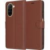Techsuit - Leather Folio knižkové puzdro pre Xiaomi Redmi A5 4G (Standard) - hnedé