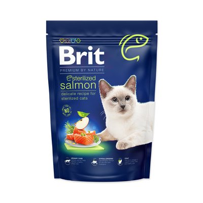 Brit Premium Cat by Nature Sterilized Salmon 800 g