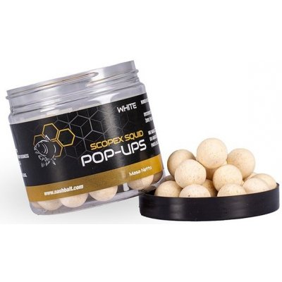 Kevin Nash floating boilies Pop Ups Scopex Squid White 75g 20mm