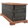 MKSTOR Drevený kvetináč z masívu Obdlžníkový 52 x 21,5 x 23cm, Lakovaný DP17