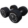 Gorilla Sports Guľaté jednoručné činky, gumové, 2 x 15 kg