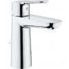 Grohe BauEdge - Páková umývadlová batéria s výpusťou, veľkosť M, chróm 23758000