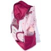 Batoh s klokankou pre 42 cm bábiku Violette Baby Nurse Smoby a s vreckom pre fľašku nastaviteľné ramienka