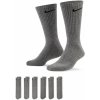 Pánske vysoké bavlnené ponožky Nike EVERYDAY CUSHIONED CREW (6 PAIRS) šedé SX7666-064 - XL