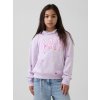 GAP Detská mikina s logom Fialová L Fialová Fialová
