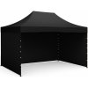 Aga Party nožnicový stánok 3 x 4,5 m čierny