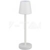 Stolné LED svietidlo 3W nabíjateľná dotykovo stmievateľná biela 4000K VT-7703 (V-TAC)