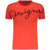 Štýlové Dámske Tričko s krátkym rukávom DESIGUAL Červená Farba: červená, Velkost: S