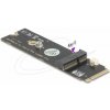 Delock - Adaptér rozhraní - M.2 Key M male to M.2 Key E slot for USB and PCIe modules - M.2 2280 - M.2 Card - PCIe 4.0, USB 2.0