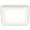Briloner | Briloner 3010-016 - LED Stropné svietidlo LED/8W/230V 19x19 cm biela IP44 | BL1036