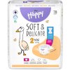 Plienky pre bábätká Bella Baby Happy s kanálikmi Soft & Delicate, veľkosť 2 (3-6 kg), 78 ks