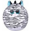 TY Squishy čiapky - Zebra Xander - cca 20 cm