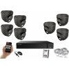 Monitorrs Security AI hybrid Light IP 7 kamerový set 5 Mpix GDome (6142K7) (Monitorrs Security)