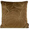 Takoy Obliečka BLINK 23 z mäkkého zamatu so zlatým motívom listov-HF-388683 | 45 x 45 cm