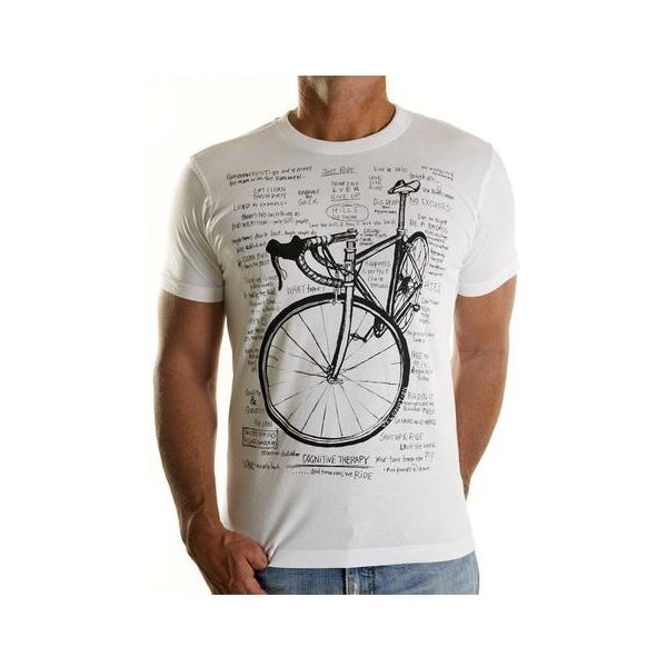 Cycology tričko s cyklistickým motivem Cognitive Therapy bílá od 28,40 € -  Heureka.sk