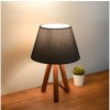 Asir | Stolná lampa AYD 1xE27/40W/230V hnedá/čierna | AS2861