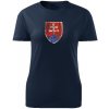 Valach Tričko Slovenský znak Dámske retro klasik námornícke modré-L L (44-46)