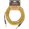 Cascha Professional Line Guitar Cable, Straight, Tweed Natural, 6 m