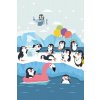 ART PUZZLE Dřevěné puzzle Roztomilí tučňáci 25 dílků