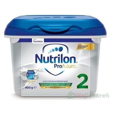 Nutrilon 2 ProFutura Následná mliečna dojčenská výživa v prášku (6-12 mesiacov) 800 g