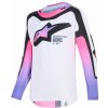 ALPINESTARS dres SUPERTECH VISTA YOUTH, ALPINESTARS, detské (bílá/fialová/černá) 2026 - L