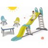 Smoby set šmykľavka Toboggan Super Megagliss 2v1 a detský stôl Piknik s dvoma stoličkami KidChair 310260-3