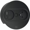 Vstavaná otočná zásuvka BACHMANN Twist 2 USB-A/USB-C STN