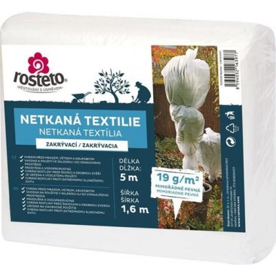 ROSTETO Netkaná textília zakrývacia Neotex ROSTETO 19g 1,6x5m biela