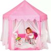 Veľký detský stan 135x135x140cm Kruzzel 23869 ružový