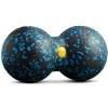 4FIZJO DVOJITÁ MASÁŽNA LOPTIČKA 8 cm čierno modrá