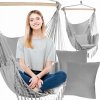 Gardlov 23671 Brazílske kreslo so strapcami Hamak šedé