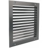 Dalap GMAS Vetracia mriežka kovová s nastaviteľnou žalúziou 300x300 mm, sivá