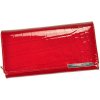 Gregorio BC-106 červená dámska kožená peňaženka 19 x 10 x 3,3 cm
