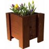 ATMOWOOD Štvorcový drevený truhlík 33 cm - teak