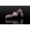 Weredog Rutt Jet Extra Large, prémiové čierne silikónové dildo 33 x 5,2–10,4 cm