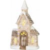 Dekorácia MagicHome Vianoce, domček, LED, 14.5x28x46 cm