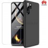 Púzdro Roybens 360 Full Body pre Huawei + tvrdené sklo - Čierne pre Huawei: P40 Lite