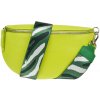 NovaKabelka.sk Reni Grande Lime s prídavným popruhom IV kožená talianska crossbody kabelka zelená