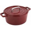 SK SOLINGEN Pekáč s pokrievkou liatinový ALPEN 20 cm červená (CS-078089)