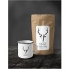 Hunters Coffee darčekový set + hrnček 150g zrnková káva