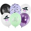 PartyDeco Balóniky latexové Čarodejnice 6 ks