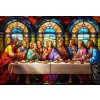 NORIMPEX Diamantové malování Poslední večeře (vitráž) 80x40cm