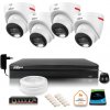DAHUA zostavy DAHUA IP Surveillance Kit 4 vonkajšie kamery WizColor 2K 30m
