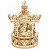 ROBOTIME Roker 3D drevené puzzle Romantický kolotoč (hracia skrinka) 336 dielikov
