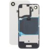 Apple iPhone 16e - Sklo Zadného Housingu + Sklíčko Kamery + Kovový Pliešok (White), White