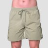 GymBeam Men‘s Swim Cargo Shorts Olive - S