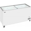 TEFCOLD Pultová mraznička IC702SC 560 l | presklené posuvné veko, LED, 8 košov TEFCOLD